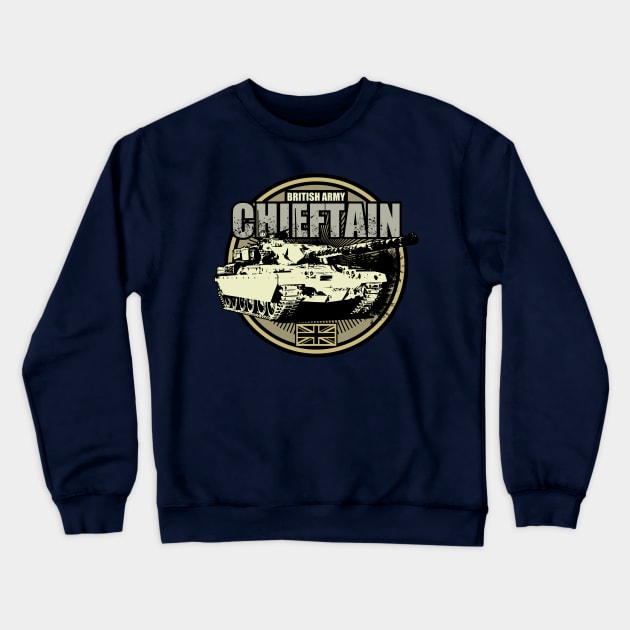 Chieftain Tank Crewneck Sweatshirt by Firemission45